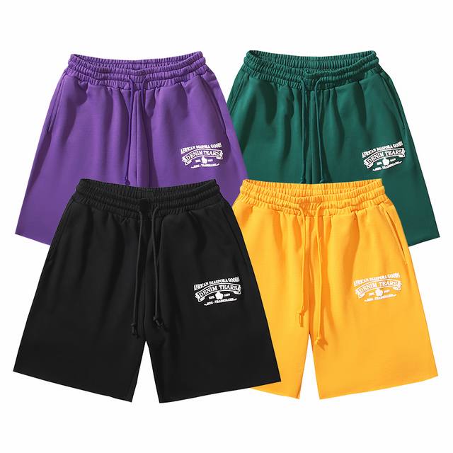 712# Real Shot Denim Tears Main Line Kapok Flower Foam Print American Style Shor