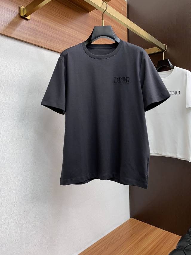 Dior 2025 New Slightly Wide Short-Sleeve T-Shirt. Made with custom-made new Roma
