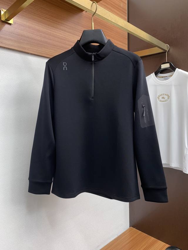 On Angpao 2025 Autumn/Winter Family Men's High-End Stand Collar Long-Sleeve Swea