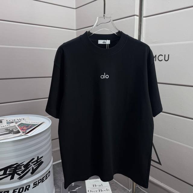 Alo*2025 Spring/Summer Classic Simple Letter 3D Thick Silicone Craft Personalize