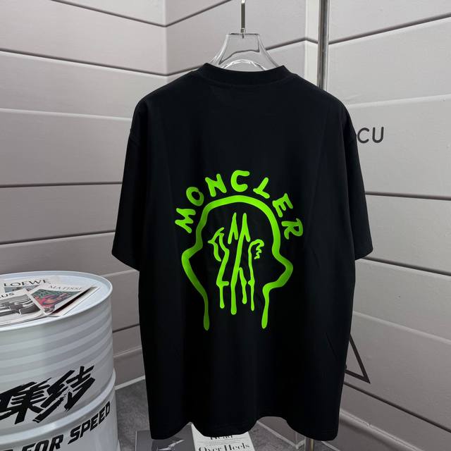 Moncler 2025 Spring/Summer New Arrival - Logo 3D Foamed Short-Sleeve T-Shirt, Hi