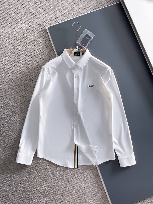 New Spring Arrival - Boss. Exclusive new men's polo long-sleeved shirt, high-end