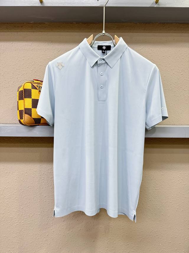 Descente 2025 Official Spring/Summer New Arrival, Men's Collared Short-Sleeve Po