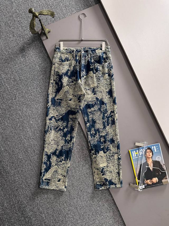 Dior 2025 All Seasons Classic Straight Leg Jeans, a must-have for trendy, unders