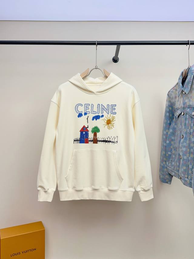 Celine's new official website letter print double-layer heavy-duty letter patter