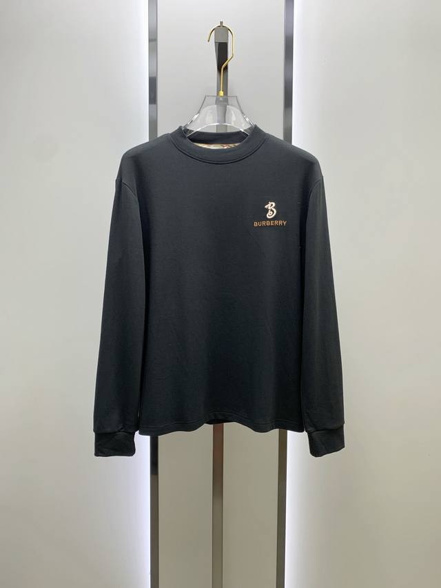Burberry 25Ss Autumn New Arrival, New Trade Order, Crew Neck Long Sleeve Base La