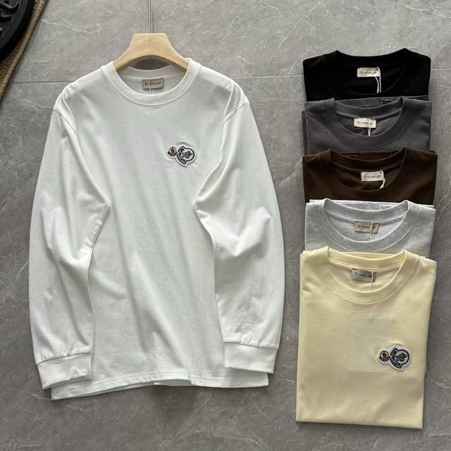 Factory direct sales. Moncler long-sleeved base layer sportswear, unisex, letter