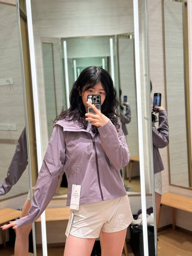 Lilac Purple Model Photo - Lulu 2025 Early Autumn New Arrival, Women's Sports Ja