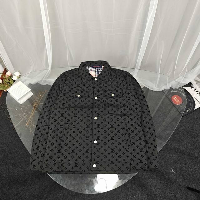 Louis Vuitton Floral Tie-Dye Jacquard Jacket - Fabric: Washed cotton, three-wash