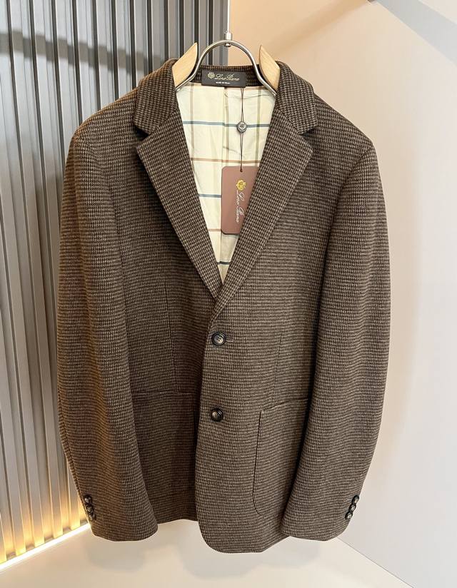 Loro Piana 2025 Autumn/Winter Men's Suit Jacket, latest trade order, all in perf