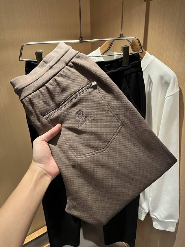 Loro Piana 2025 Autumn/Winter New Men's Casual Pants, latest trade order, all in