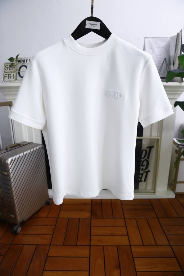 Dior Christian D*Or. 2025 Autumn New Arrival Men's Crew Neck Short-Sleeve T-Shir