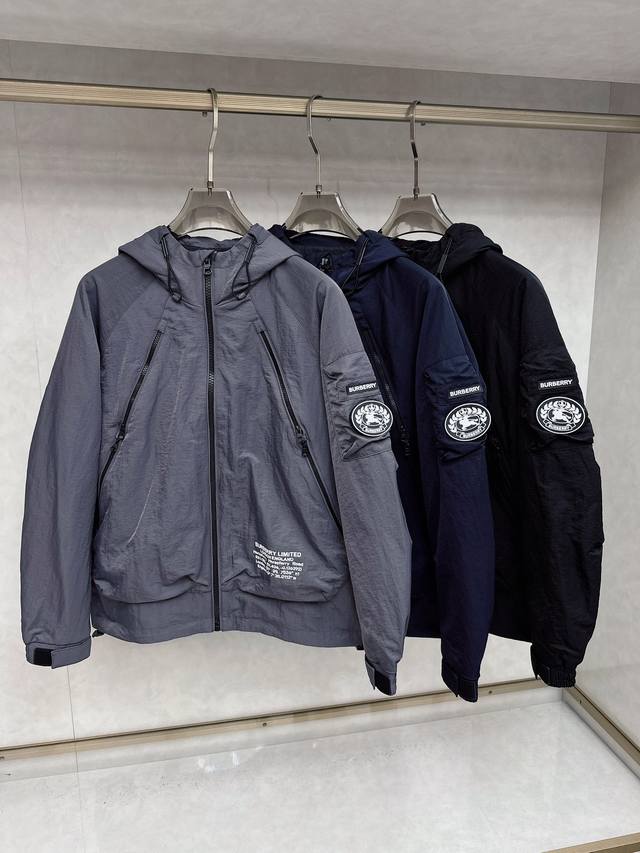 Burberry 2025 Spring/Summer Early Autumn New Arrival: Cotton-lined Hooded Trench