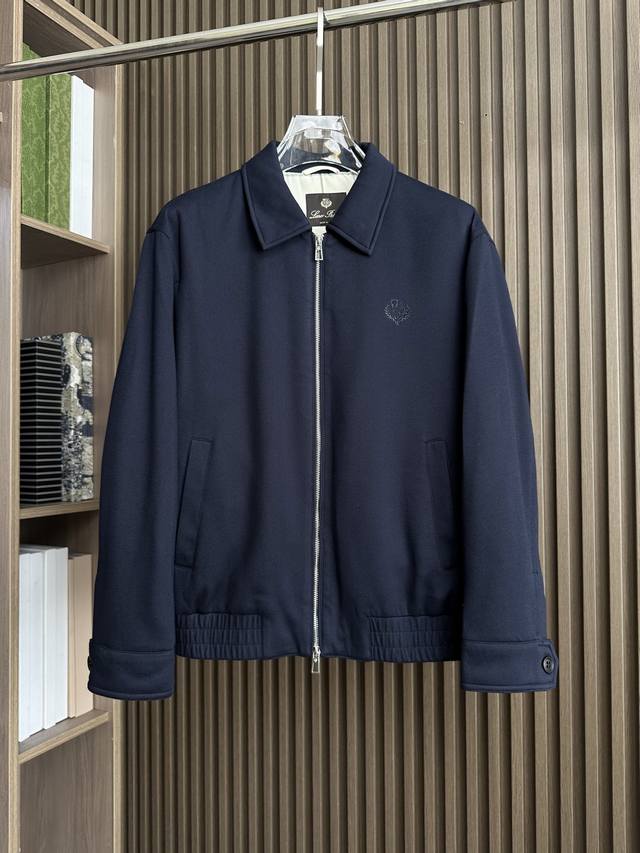 Navy Blue ~ Bc's 2025Fw Men's Autumn/Winter New Arrival Lapel Thick Jacket Moto