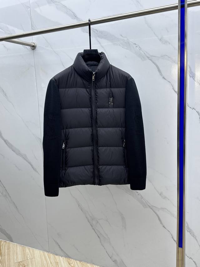 YSL Saint Laurent Hot Selling Exclusive 2025 Autumn/Winter New Knitted Down Jack