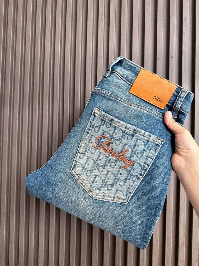 Dior 25Fw Autumn New Arrival Jeans, High-end quality, super soft and comfortable