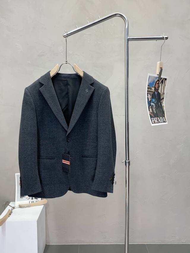 Zegna new suit set, a simple and casual blazer from an export company order. Mad