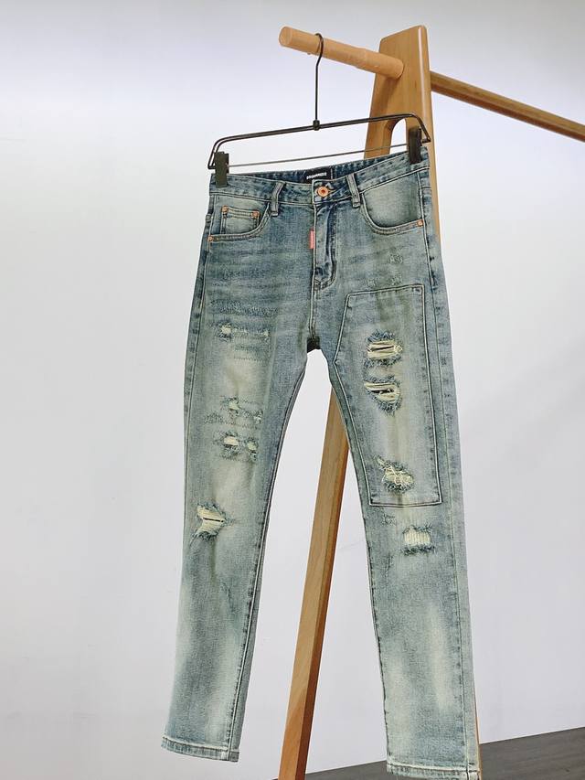 Dsquared2 D2025Fw Early Autumn New Arrival Heavy-duty Ripped Jeans, imported was