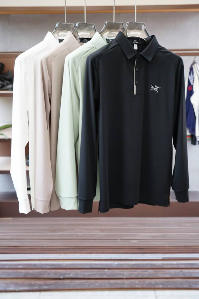 Arc'teryx - 2025 Fall/Winter New Arrival: Long-Sleeve Polo Shirt (Ddd). Luxuriou