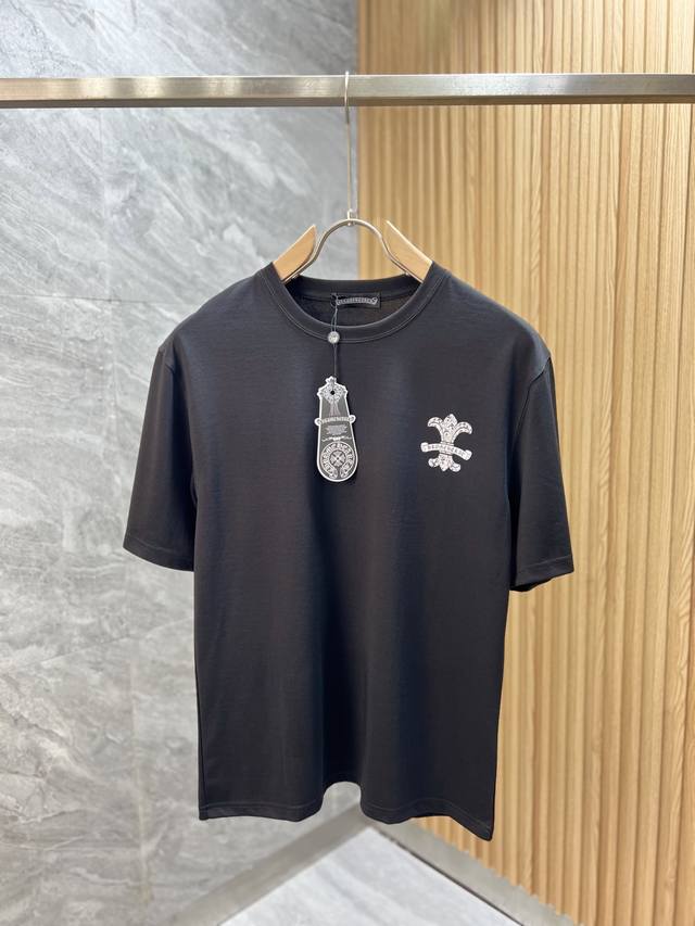 Ch Chrome Hearts 2025 Spring/Summer New Arrival Crew Neck Mercerized Cotton Shor