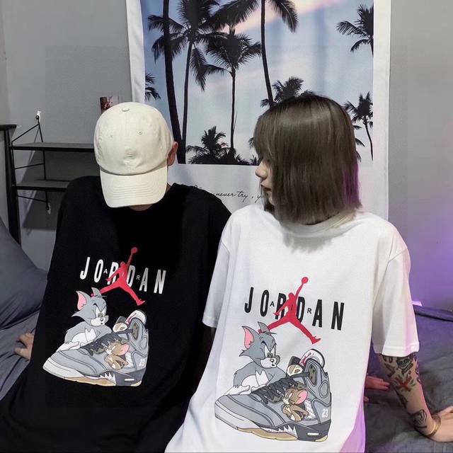 New Arrival Short-Sleeve T-Shirt, No. 819. Air Jordan Jumpman Logo Couple Short-