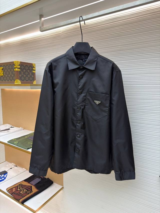 Prada Triangle Logo Nylon Shirt Original: Purchased for 13100 Item No.: 1680855-