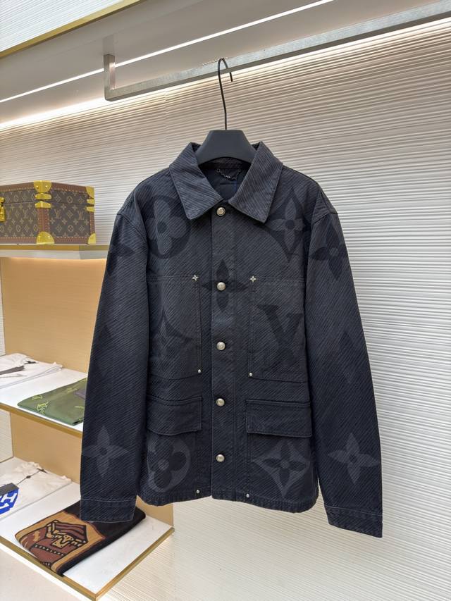 Louis Vuitton Gradient Letter Denim Jacket Authentic: Purchased from 25248 Item
