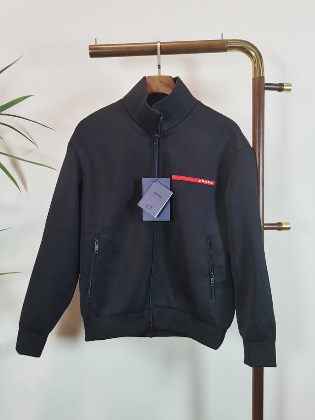 Prada Fall/Winter 2025 Zip-Up Jacket, a must-have versatile piece from Re-Nylon