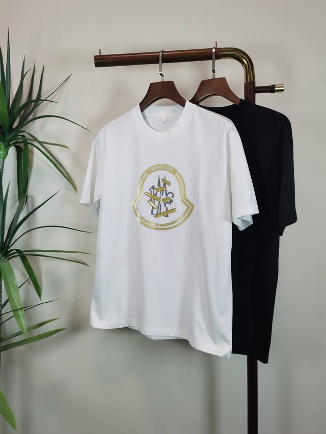 Moncler 2025 New Crew Neck Short Sleeve T-Shirt, High-End Version! Custom-made f