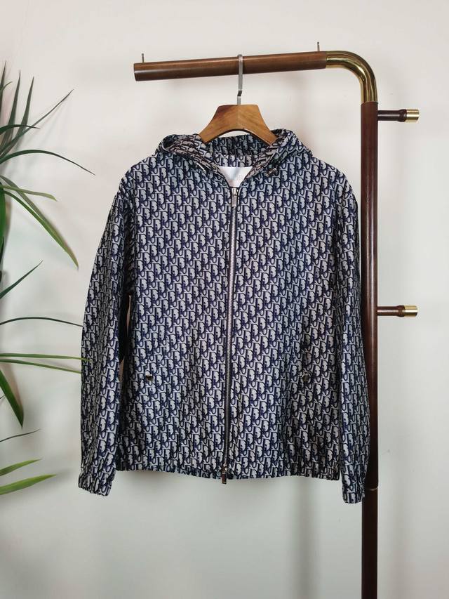 Dior all-over monogram men's jacket, top quality, same style as the official web