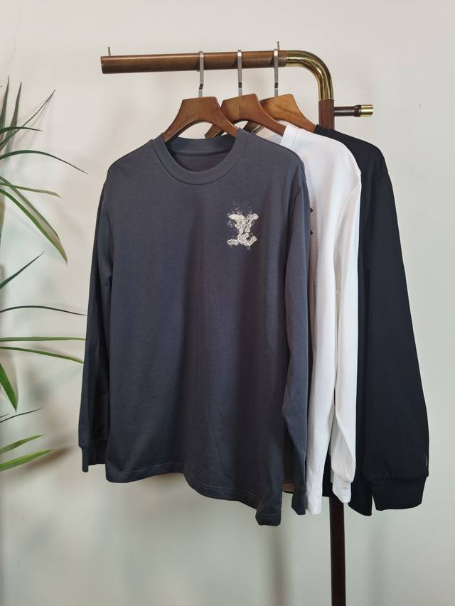 2025 New Louis Vuitton LV Exclusive New Men's Crew Neck Long Sleeve T-Shirt. Mad