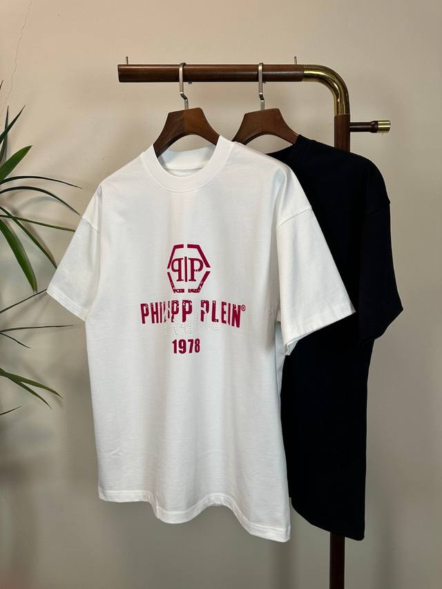 High-weight short-sleeved T-shirt, long-term stock available. New round neck sho