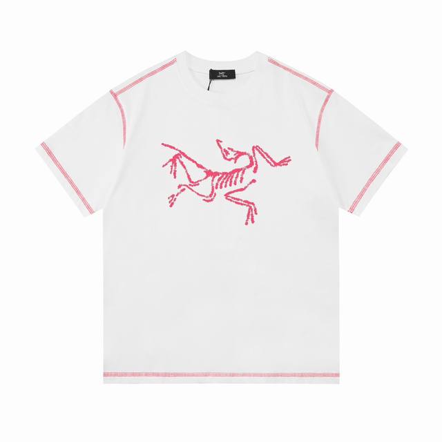 Arc Teryx 2025 New Hasselblad Color Block Stitching Printed Logo Unisex Short-Sl