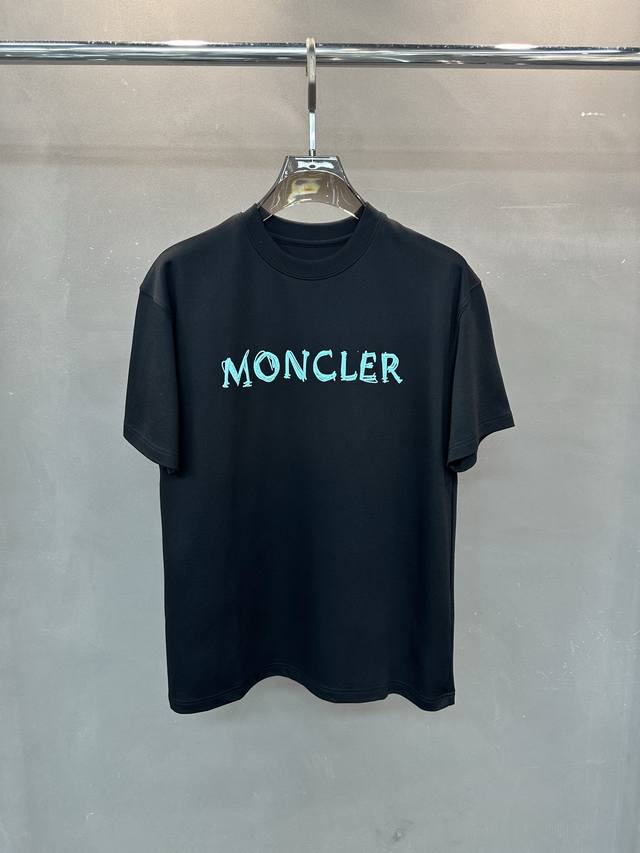 Moncler Autumn/Winter New Crew Neck Short Sleeve T-Shirt, Exclusive Custom Fabri
