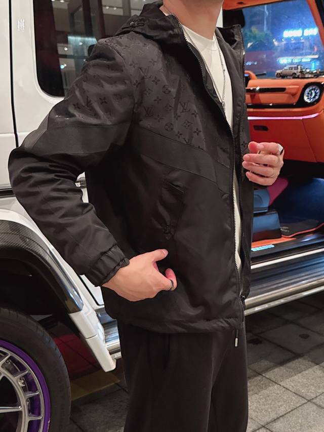 Lv 2025Ss Early Autumn New Arrival: Secret Love Brand Hooded Jacket. This jacqua