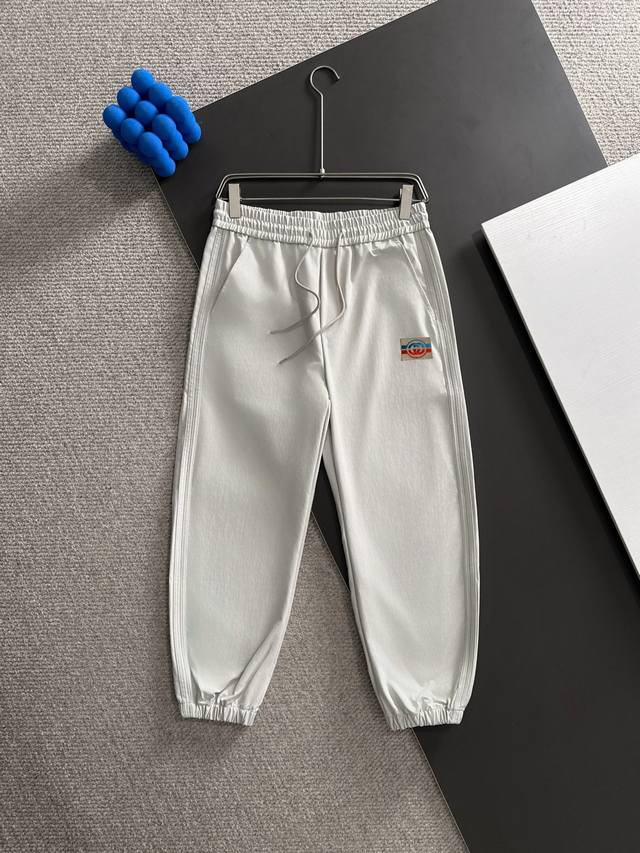 Gucci 2025 Autumn New Elastic Waist Casual Pants, shipped the next day. Elastic