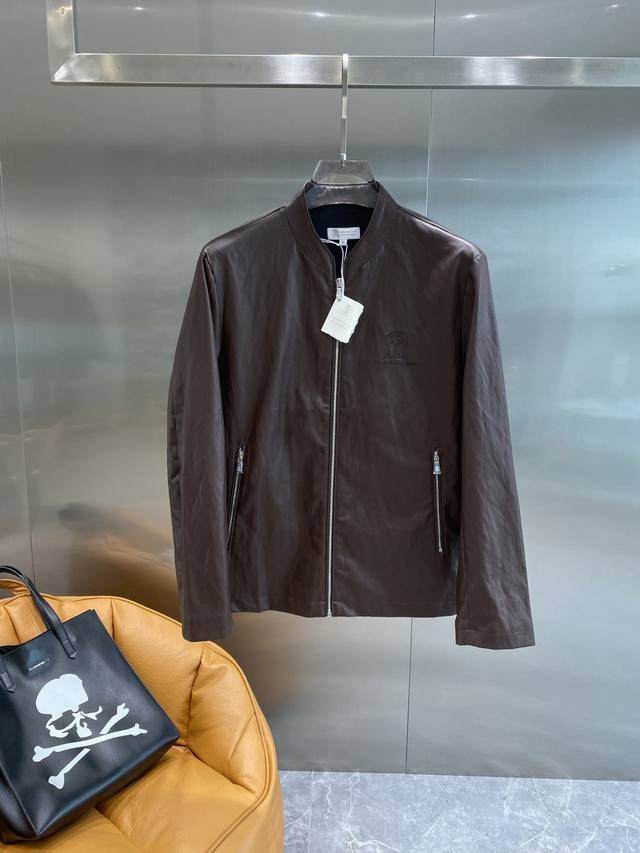 Bruti's 2025 Autumn Leather Jacket, a runway new arrival in perfect condition. M