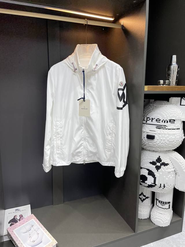 New Arrival! Mon*Cler - Early Autumn 2024 Newest Style! Hooded Webbing Jacket wi