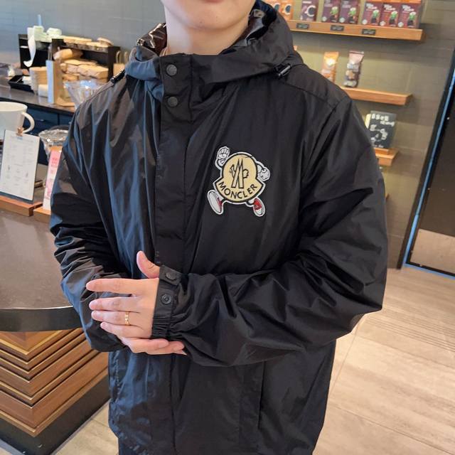 Moncler 2025 Autumn/Winter New Arrival - Reversible Jacket with All Labels - Gre