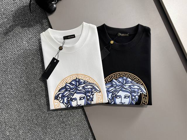 Versace, a top choice for wearing alone or as a base layer. Made of high-quality Versace, a top choice for wearing alone or as a base layer. Made of high-quality