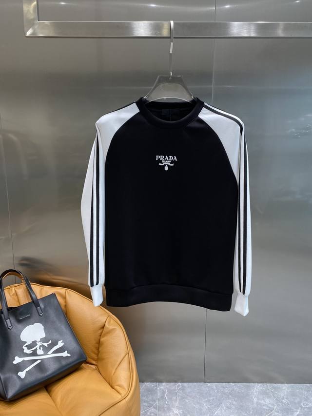 Pujia 2025 Autumn/Winter New Arrival Air Layer Crew Neck Sweatshirt, featuring t