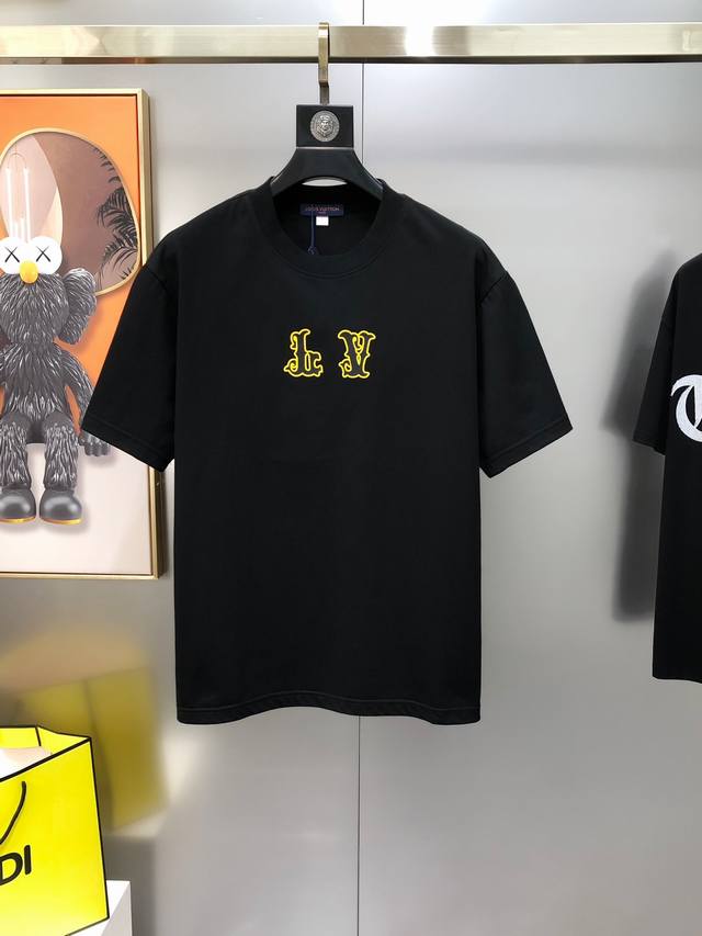 Louis Vuitton 2025 Spring/Summer New Arrival Original Men's Crew Neck Short Slee