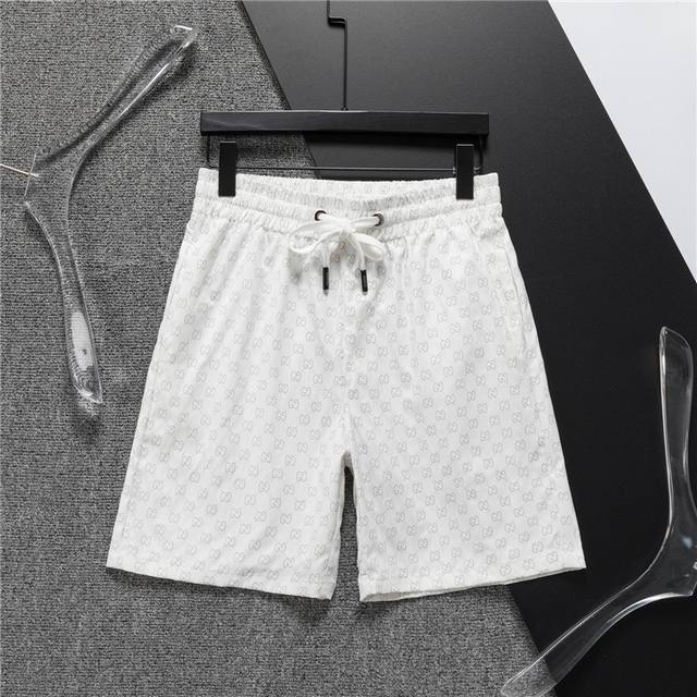 2025 Spring/Summer New Arrival T-Shirt. Men's Crew Neck Classic Logo Beach Short