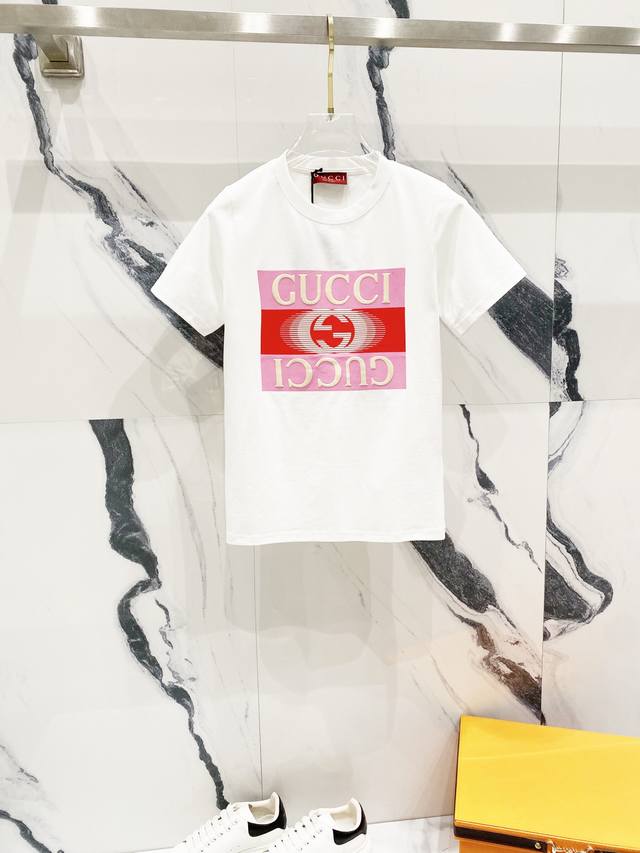 Women's Gucci 2025 New Style, 50-count Double Ice-Cool Cotton, Striped GG Logo P