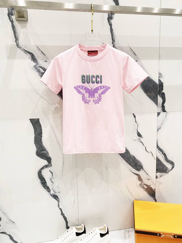 Women's Gucci 2025 New Style, 50-count Double Ice-Cool Cotton, Butterfly Logo Pr