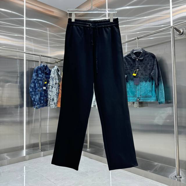 Burberry 2025 Fall/Winter New Style Back Pocket Logo Letter Print Casual Pants,