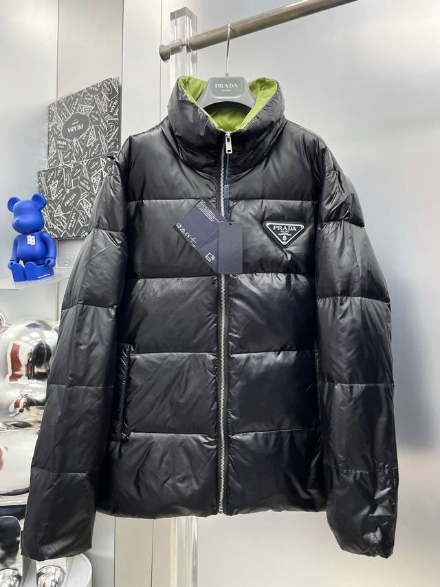 Prada New Down Jacket, Sizes S & Ddd. This jacket is touted as a professional do