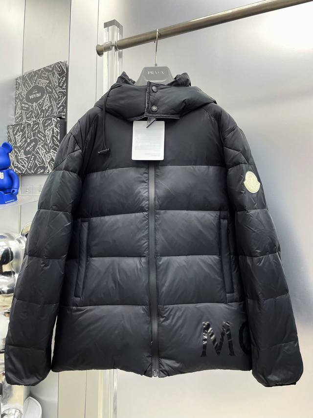 Mon* New Moncler Logo Print Down Jacket, Sizes S & Ddd. This jacket is touted as
