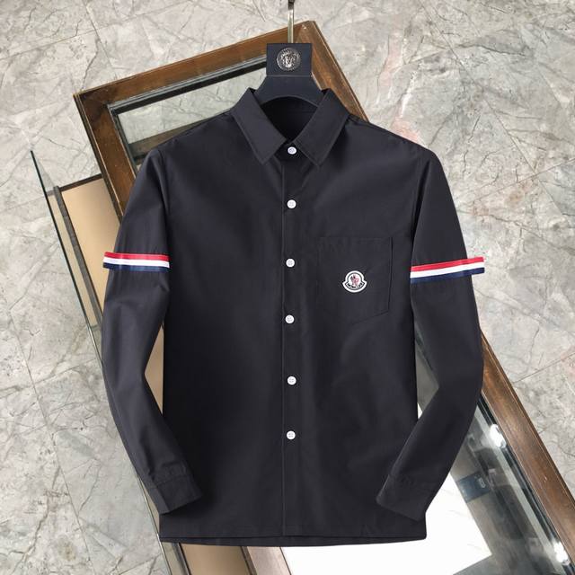 Moncler High-End Casual Series! 2025 Spring New Arrival - Casual Long-Sleeve Shi