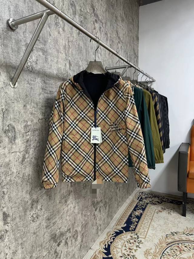 New Arrival: Bbr Hot Selling Exclusive Reversible Coat Trench Coat, Original Rep